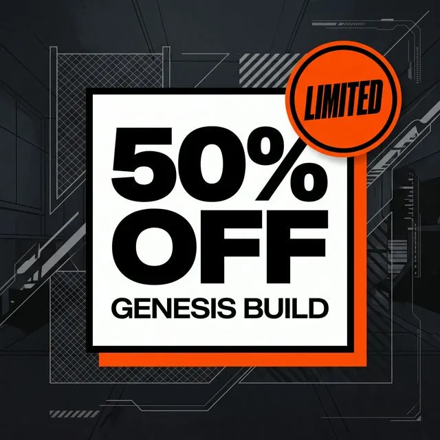 Genesis 50% off promotion