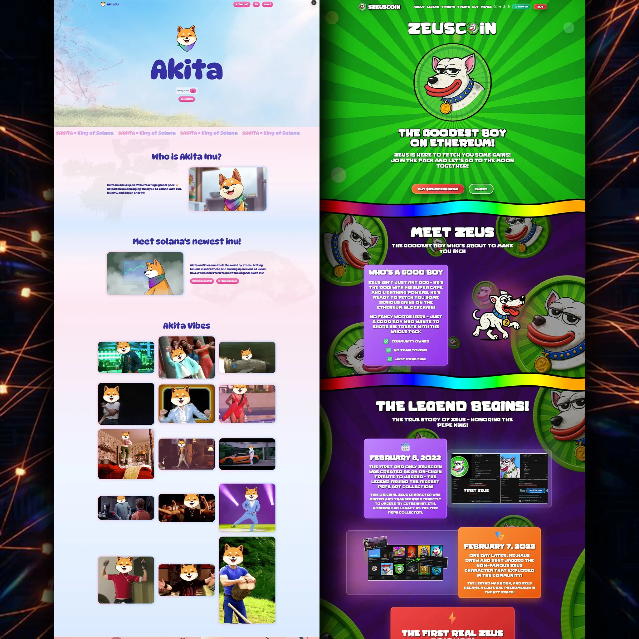 Web design portfolio example