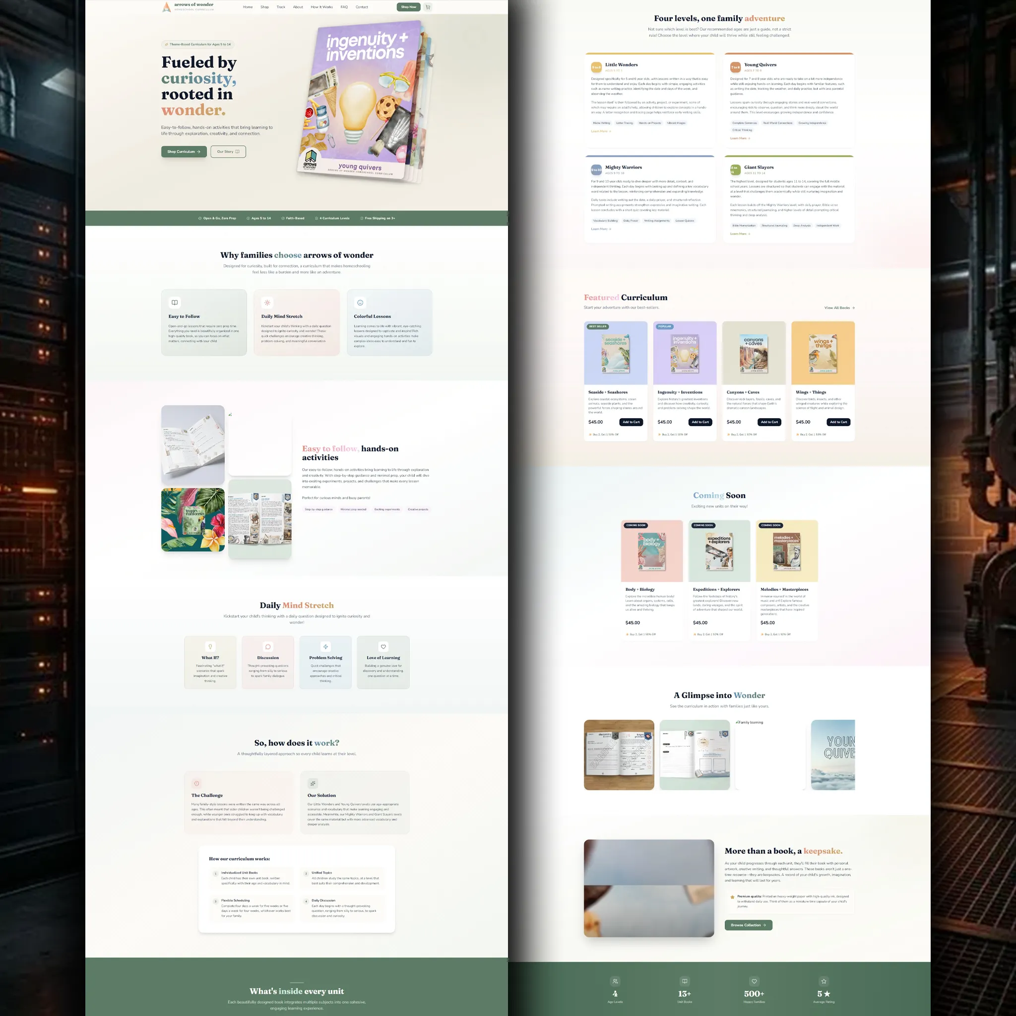 Waldo7Labs web design work