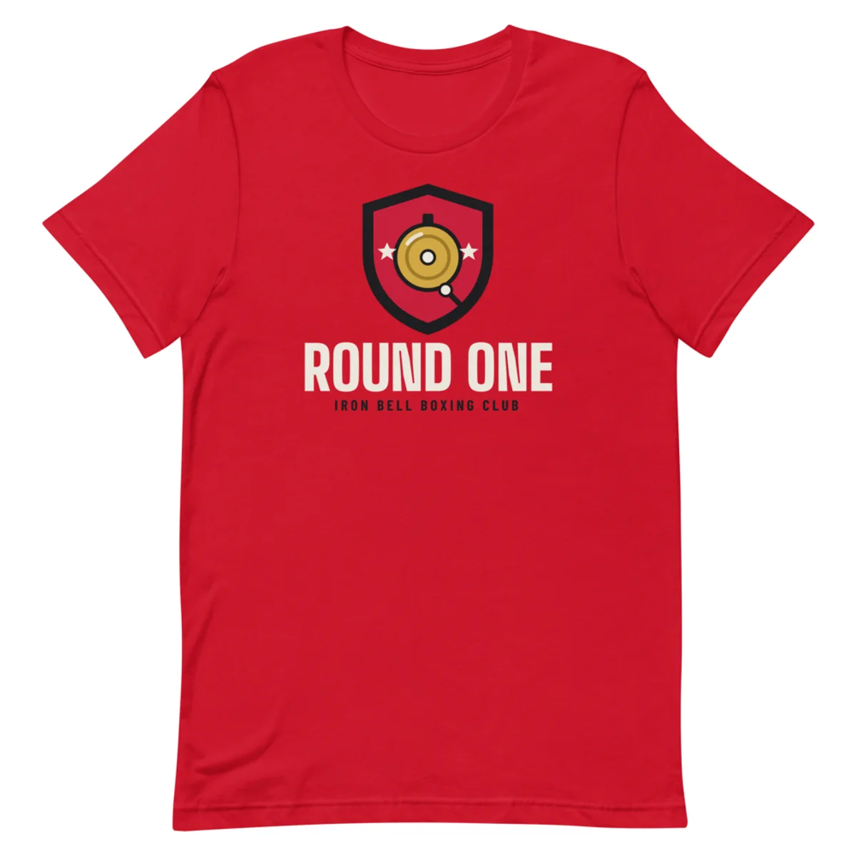 Round Bell Tee, Red, front