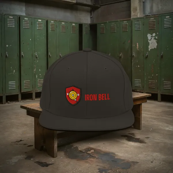 Bell Logo Snapback in a styled photo