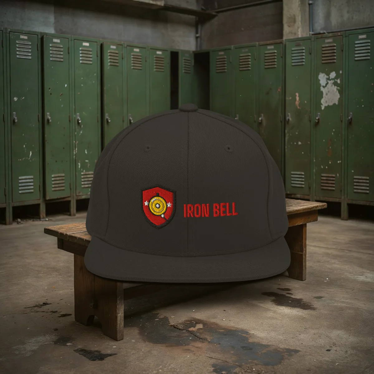 Bell Logo Snapback in a styled photo