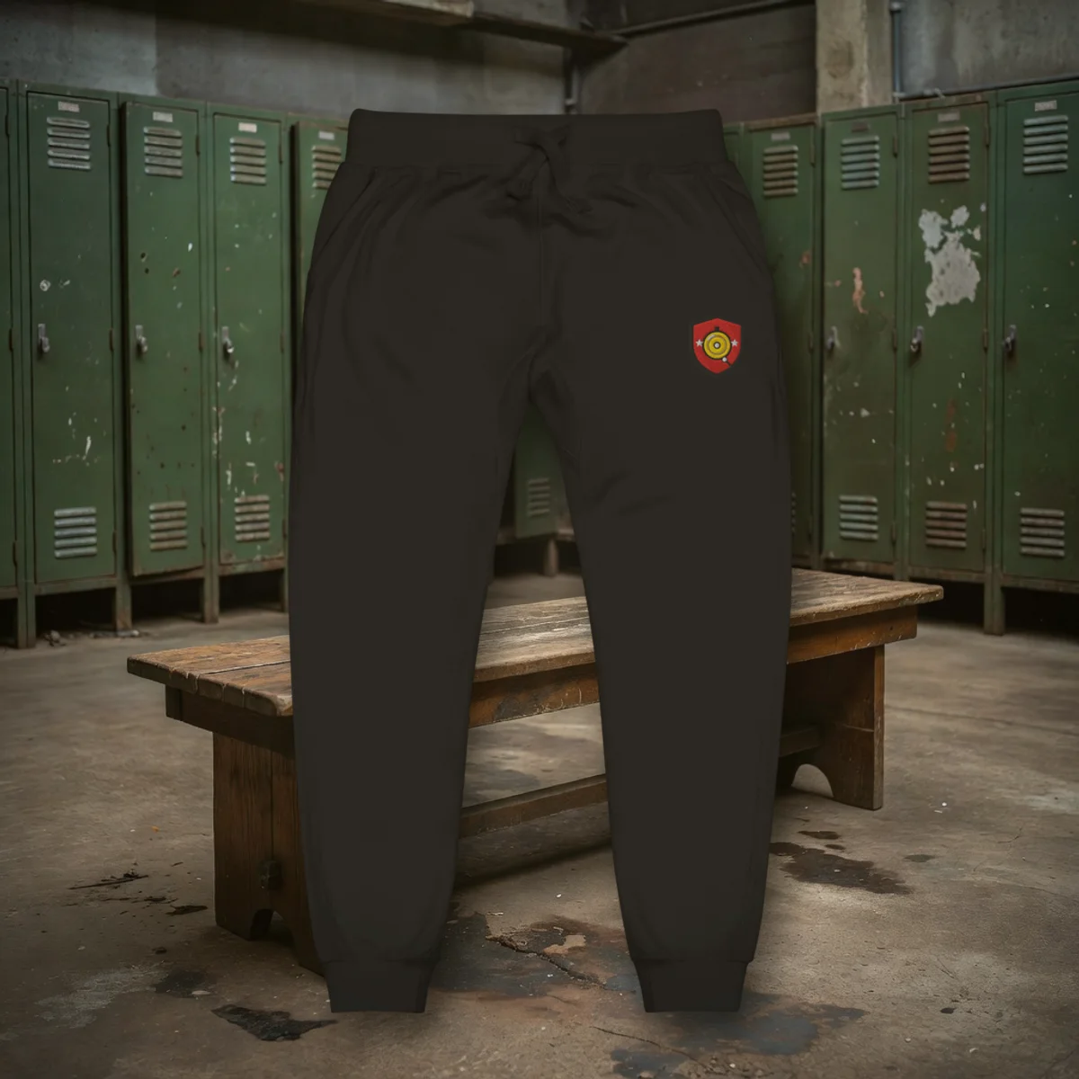 Embroidered Sweatpants in a styled photo