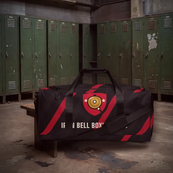 AOP Gym Duffle in a styled photo