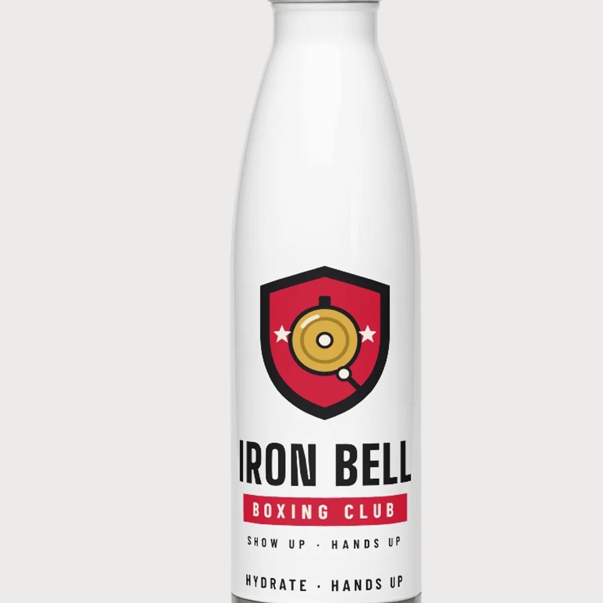 Close up of the Steel Water Bottle design