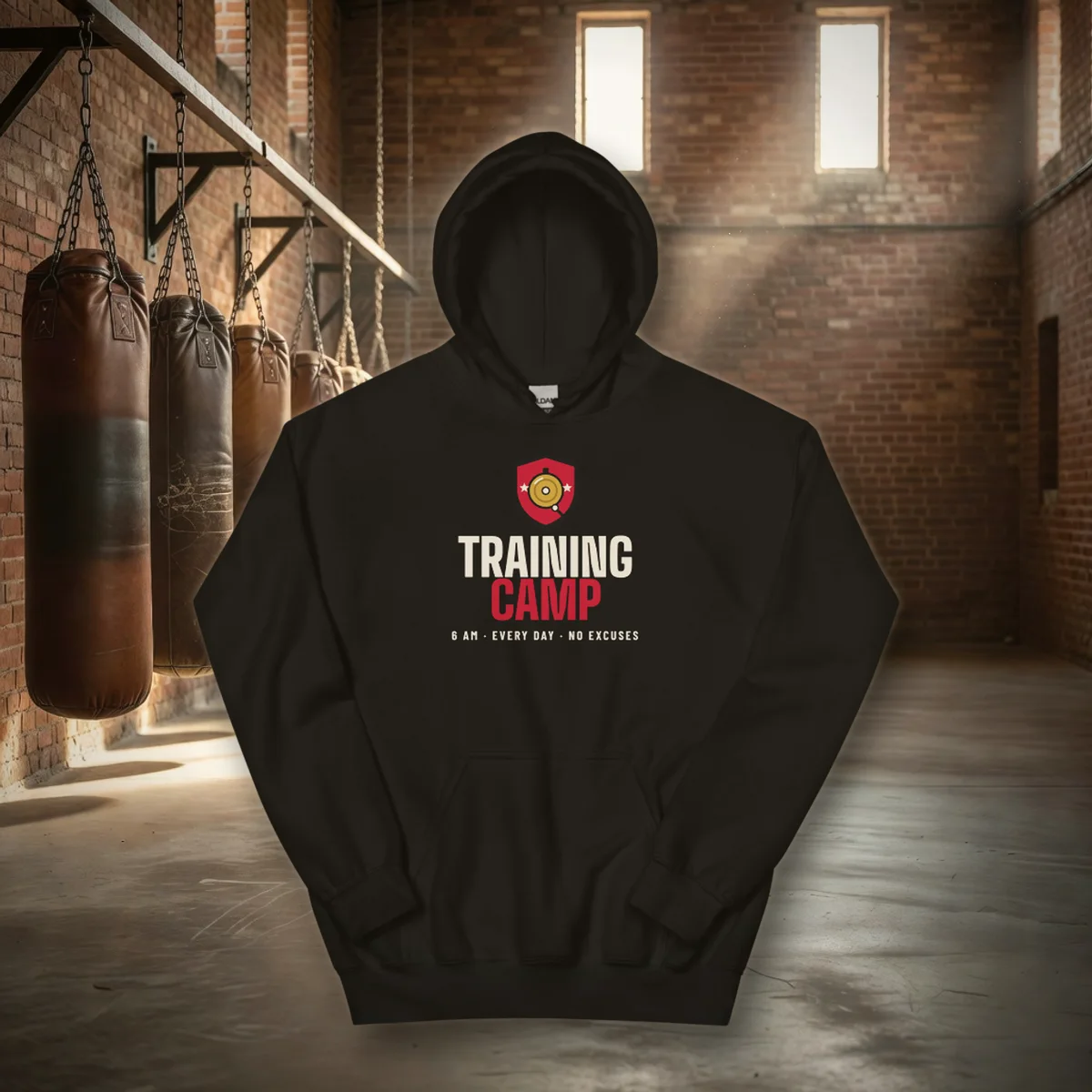 Training Camp Hoodie in a styled photo