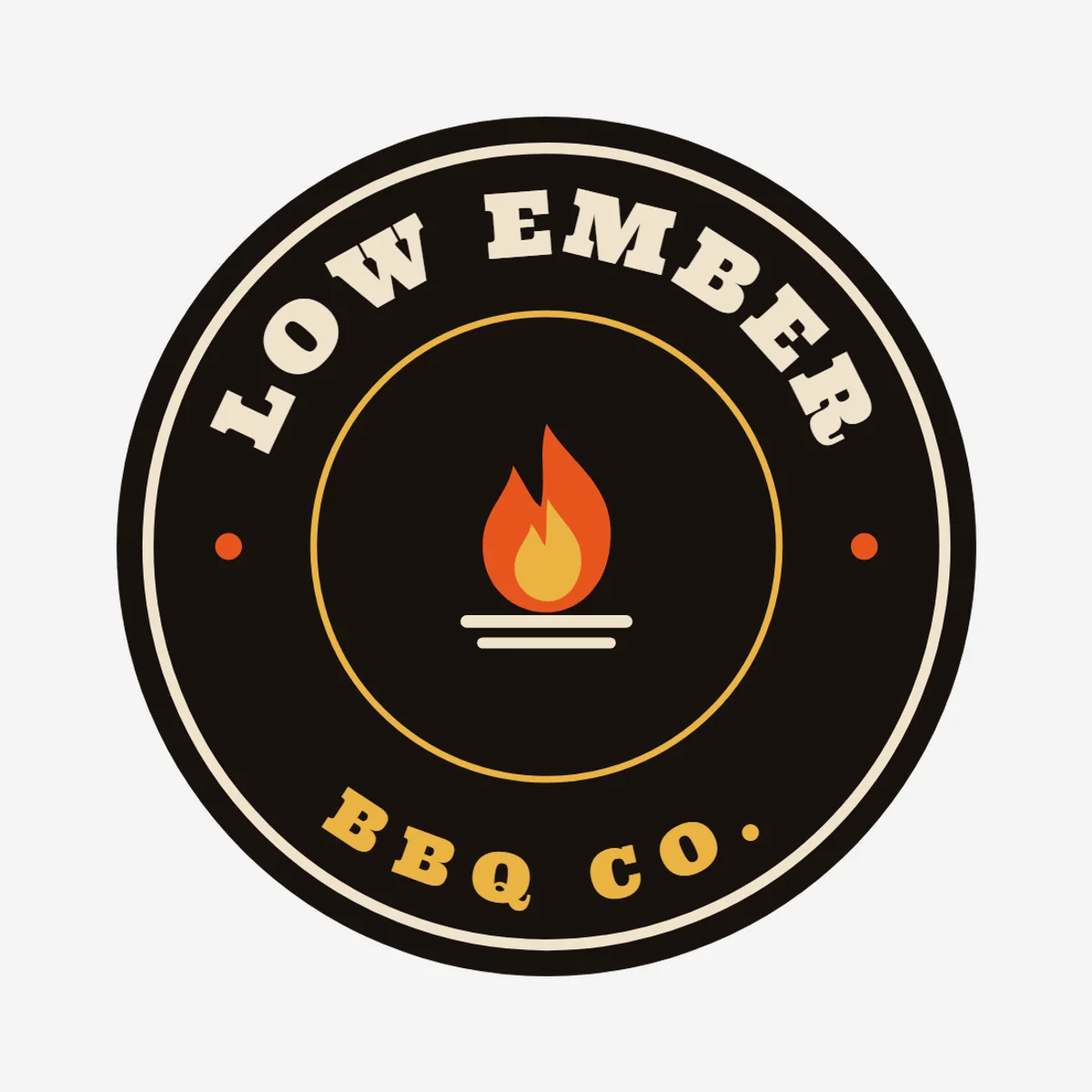The Badge Sticker design on its own