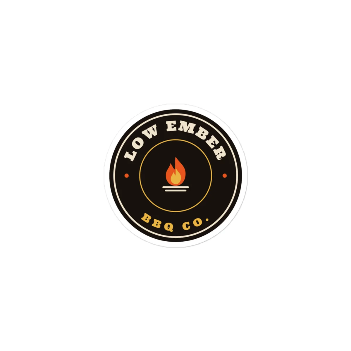 Badge Sticker, Satin, front