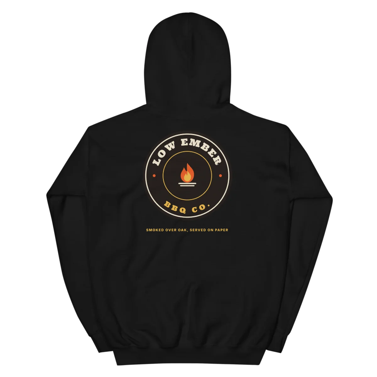 Low and Slow Hoodie, Black, back