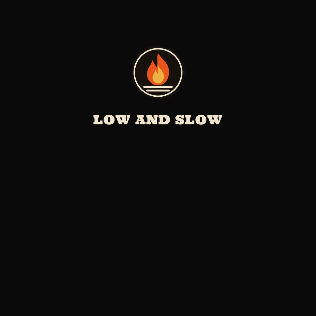 The Low and Slow Hoodie design on its own