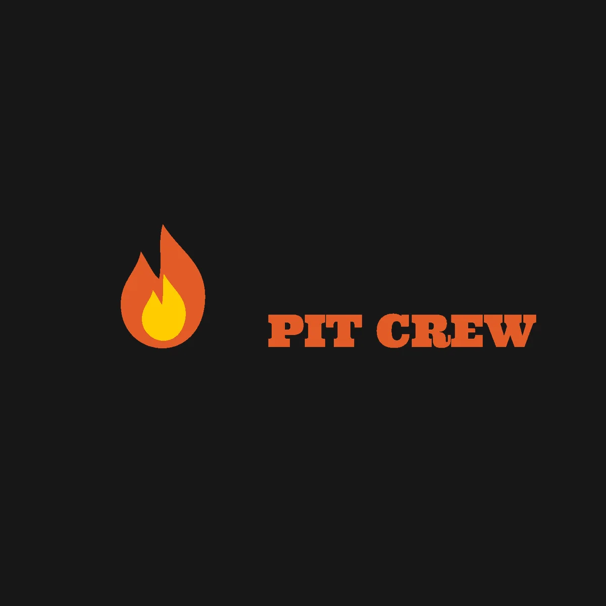 The Pit Crew Dad Hat design on its own