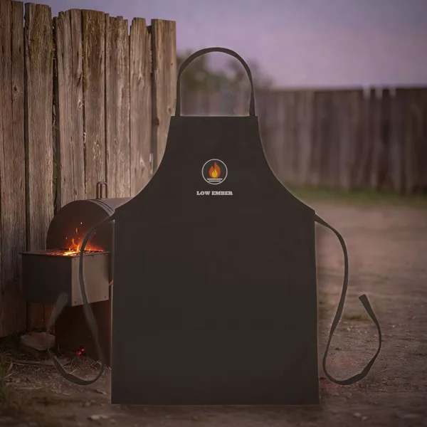 Embroidered Apron in a styled photo