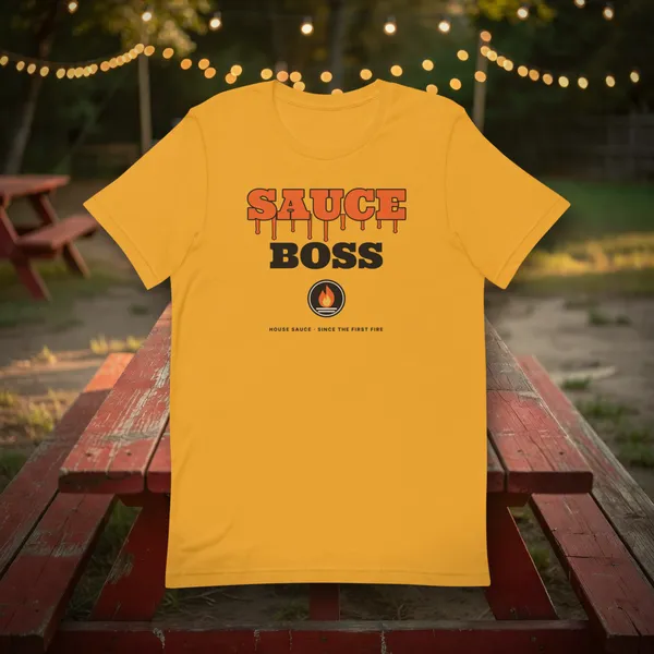 Sauce Boss Tee in a styled photo