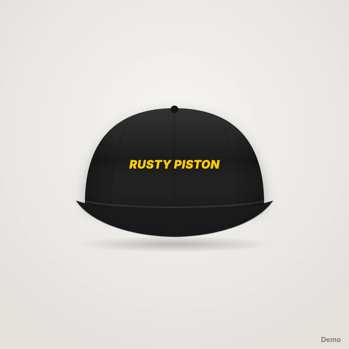 Pit Stop Hat in Black, demo picture
