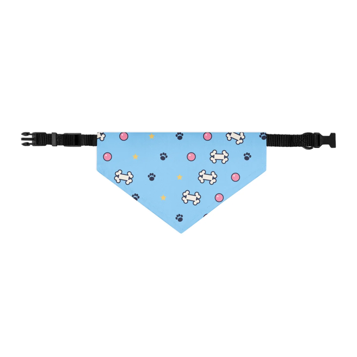AOP Pet Bandana, Sky, front