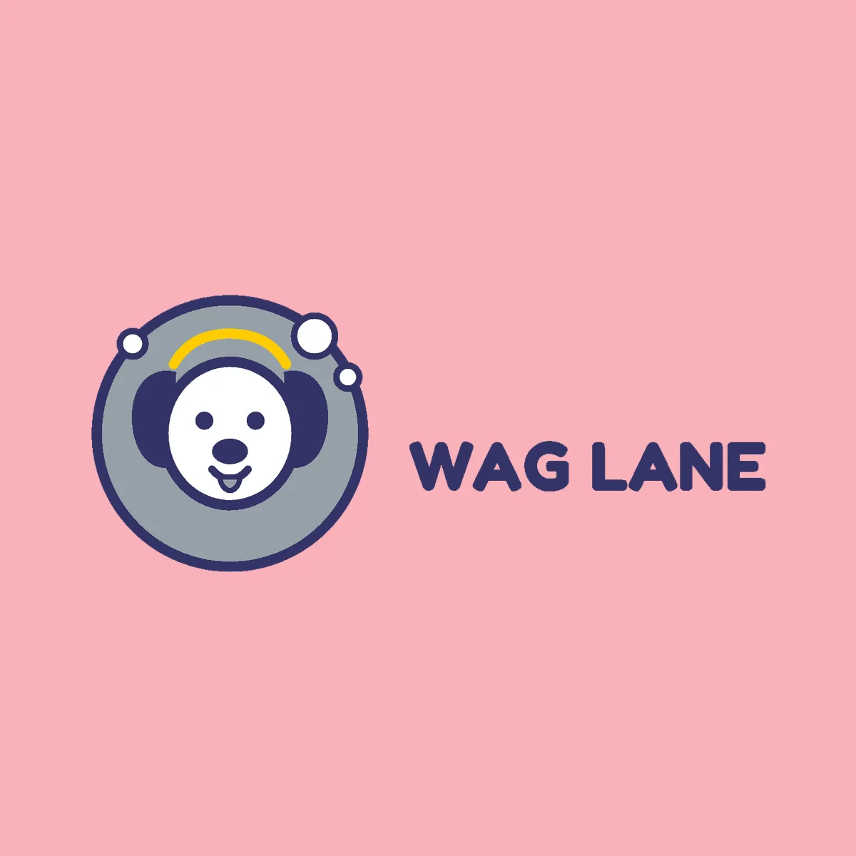 The Wag Lane Dad Hat design on its own