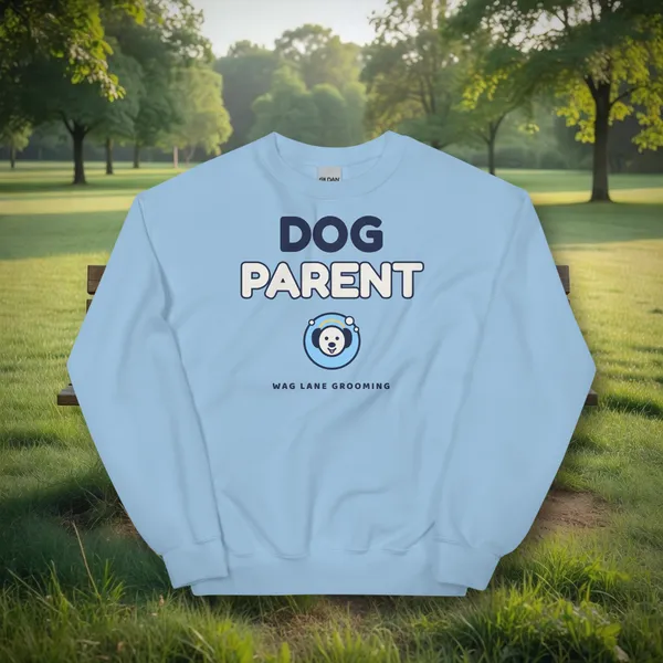 Dog Parent Crewneck in a styled photo