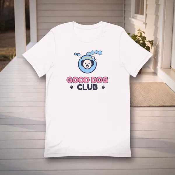 Good Dog Club Tee in a styled photo