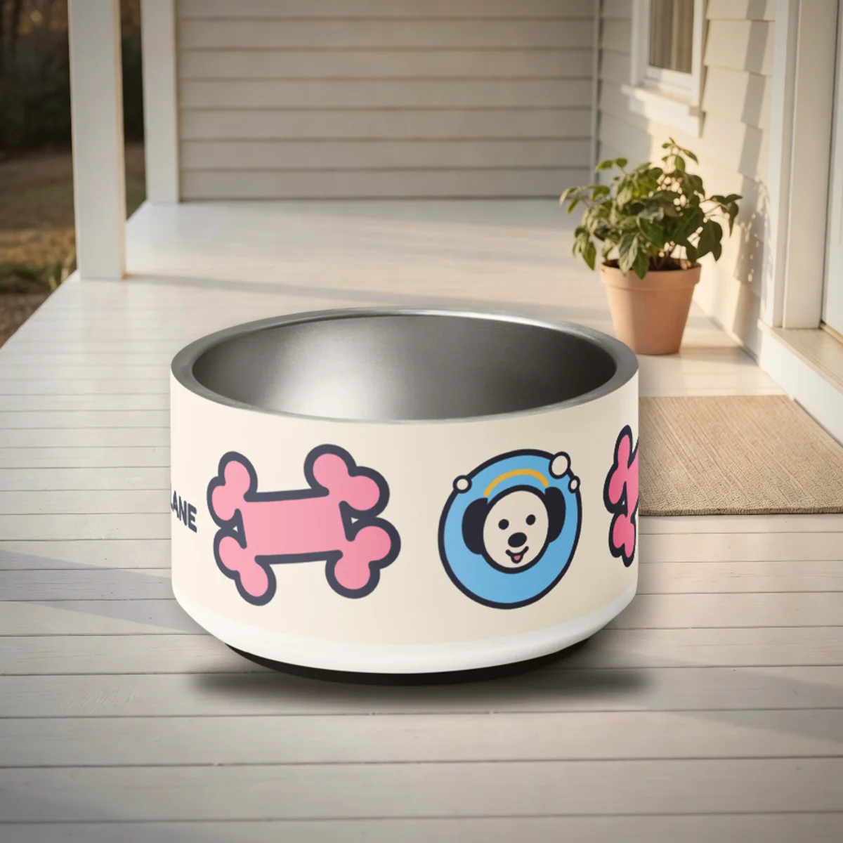 Pet Bowl in a styled photo