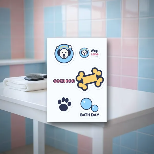 Kiss Cut Sticker Sheet in a styled photo