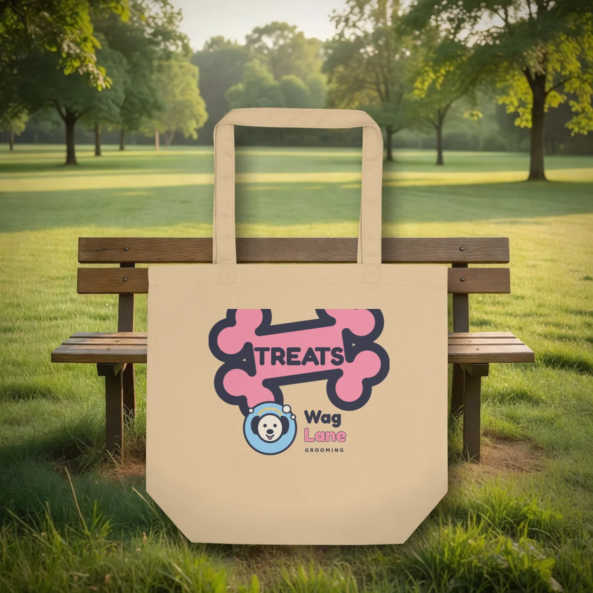 Treat Bag Tote in a styled photo