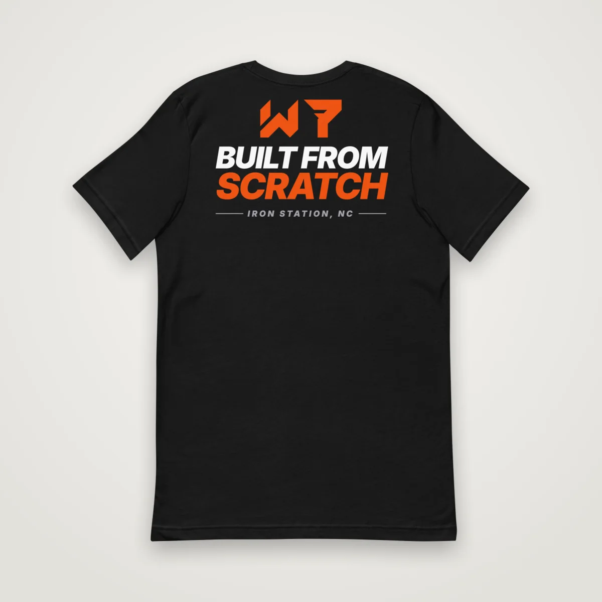 Built From Scratch Tee, Black, back