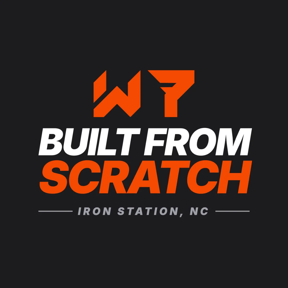 The Built From Scratch Tee design on its own