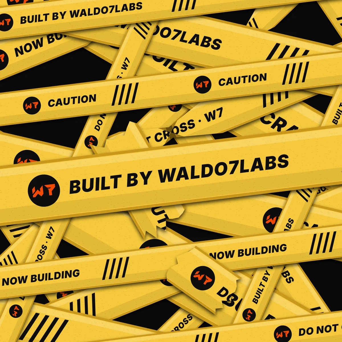 The Caution Wrap Tote design on its own