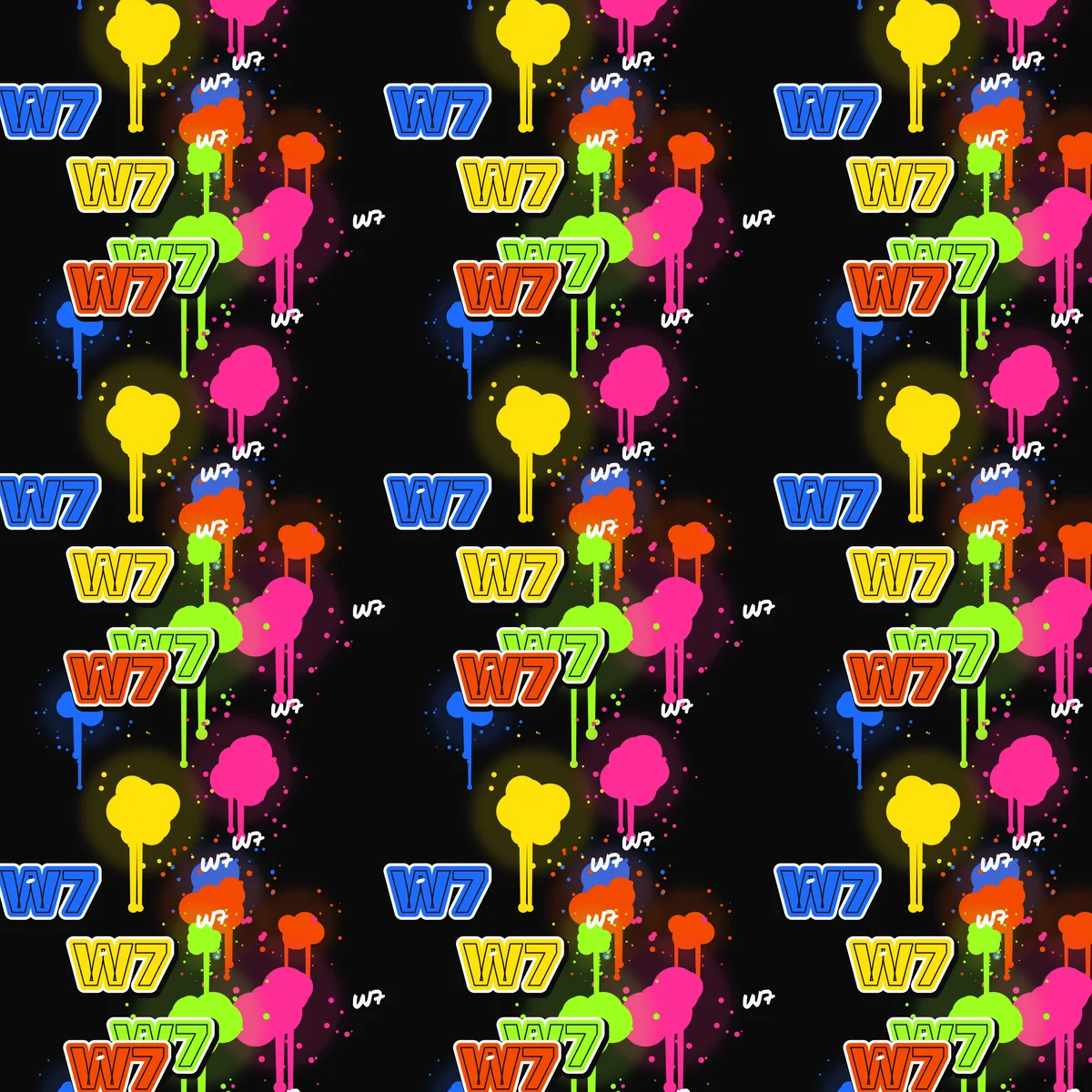 The Drip Splatter Tee design on its own