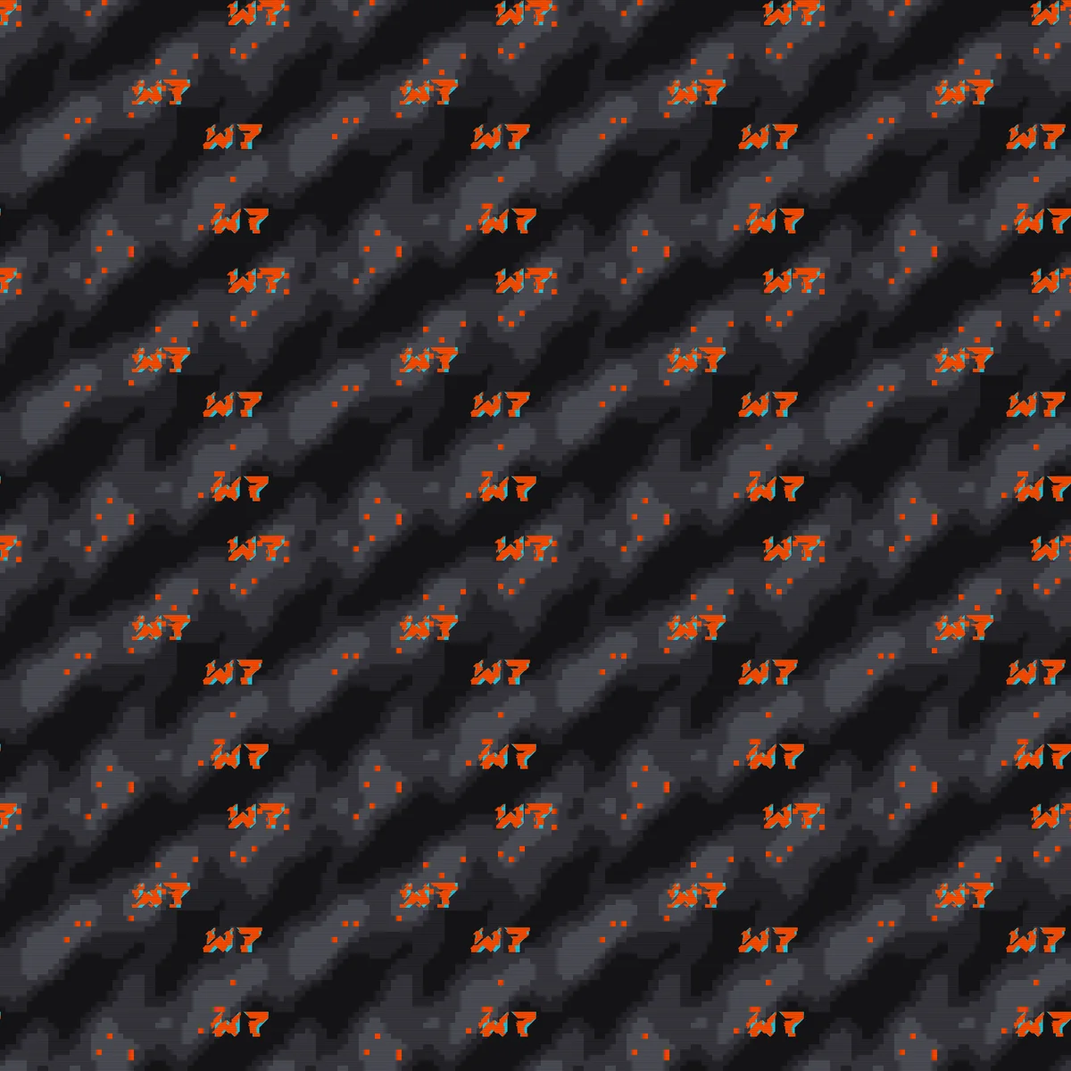 The Glitch Camo Hoodie design on its own