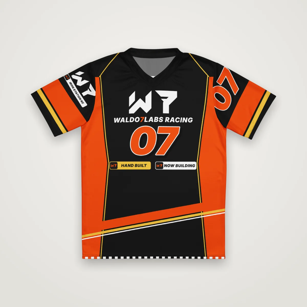 07 Moto Jersey, White, front