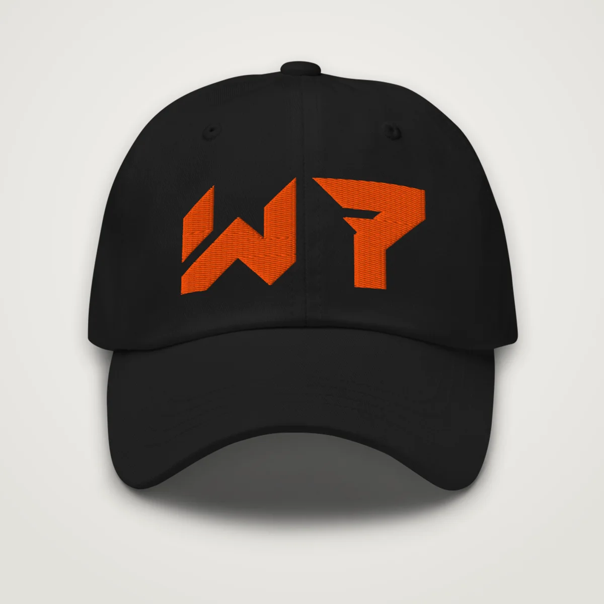 W7 Puff Hat, Black, front