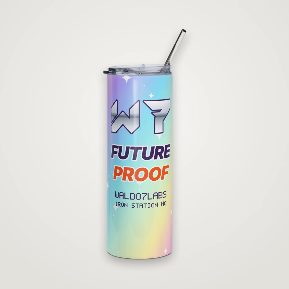 Future Proof Tumbler, White, front