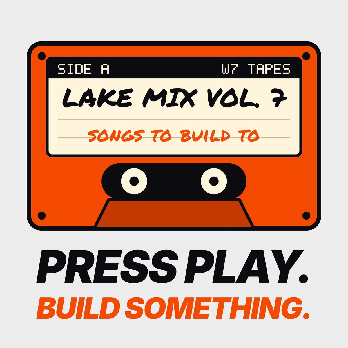 The Lake Mix Vol. 7 Tote design on its own