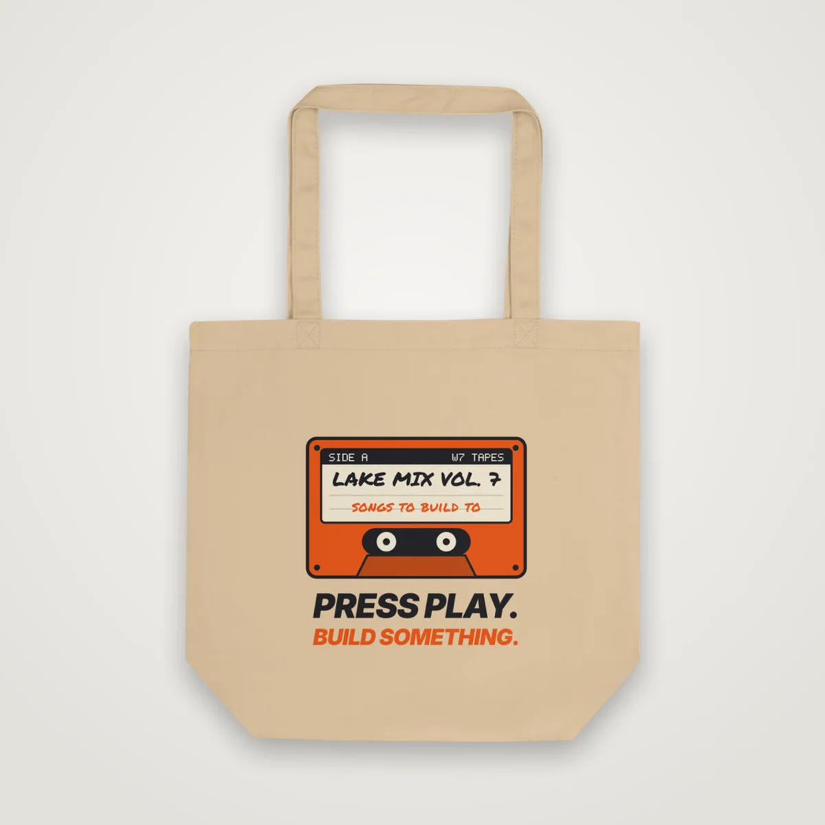 Lake Mix Vol. 7 Tote, Oyster, front