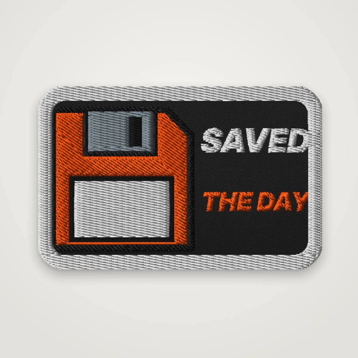 Saved The Day Patch, Black, front