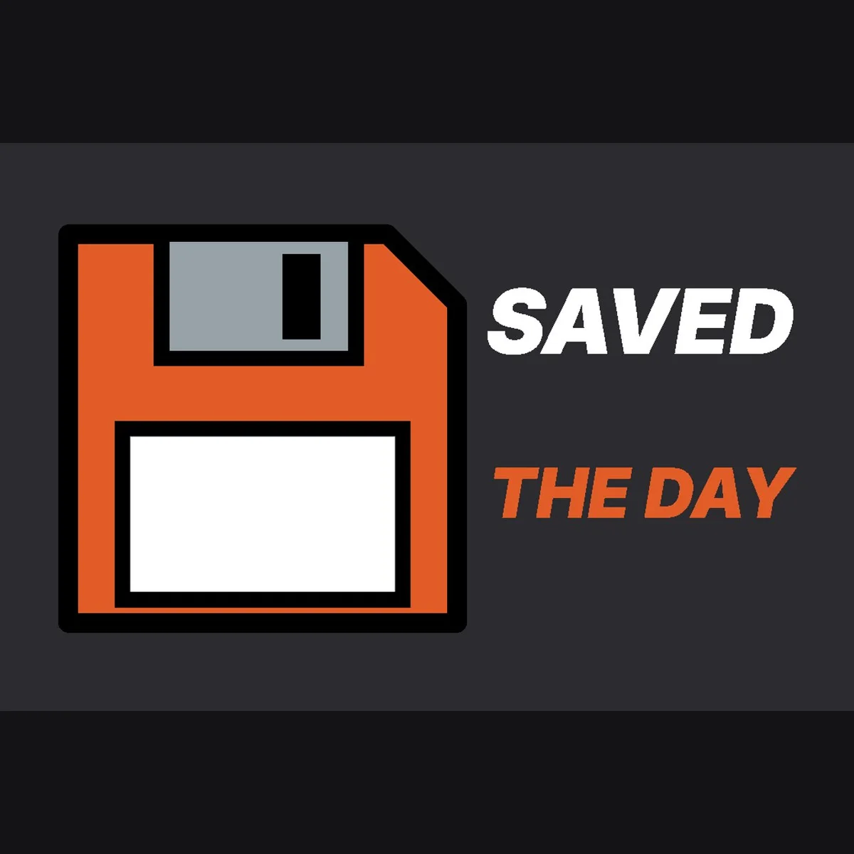 The Saved The Day Patch design on its own