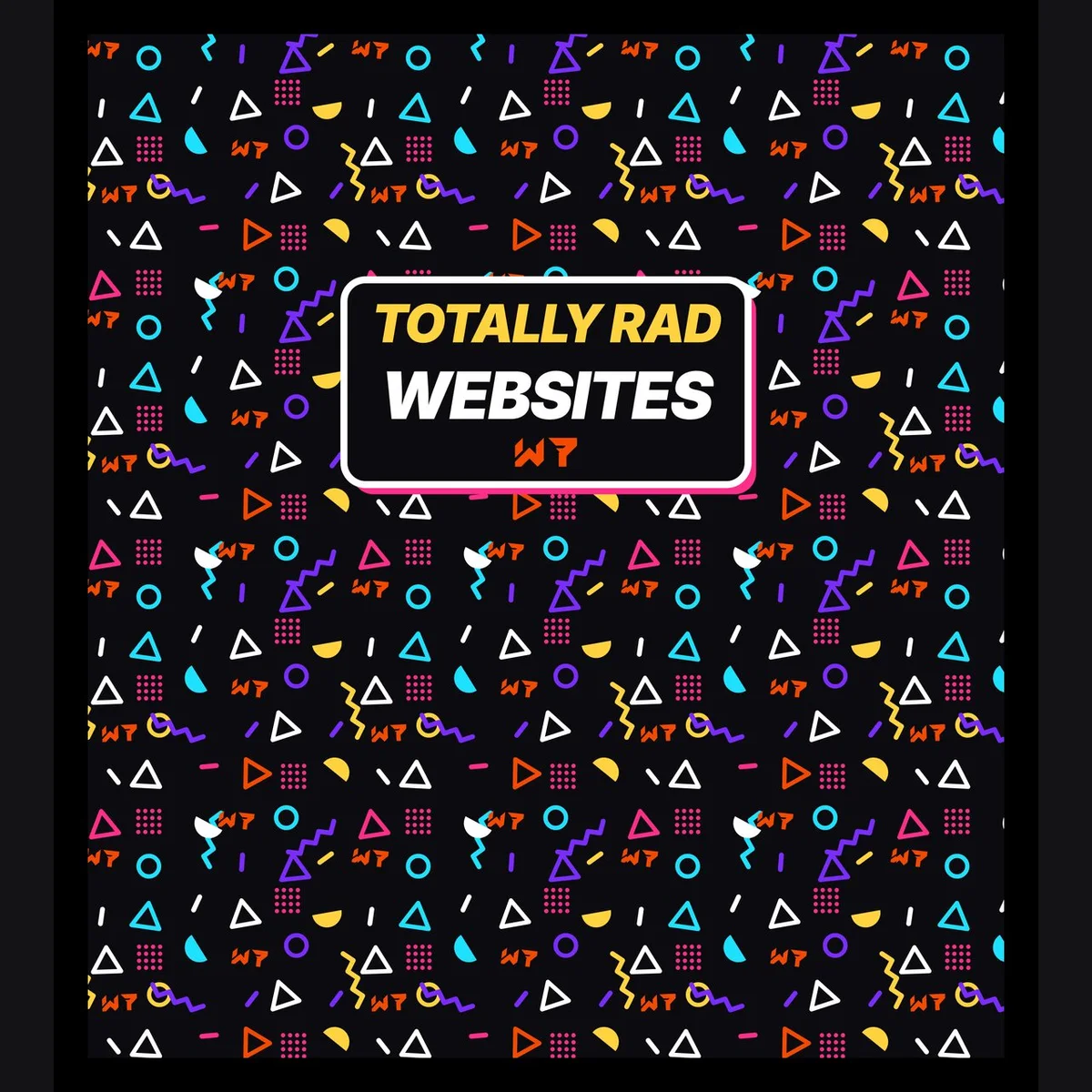 The Totally Rad Windbreaker design on its own