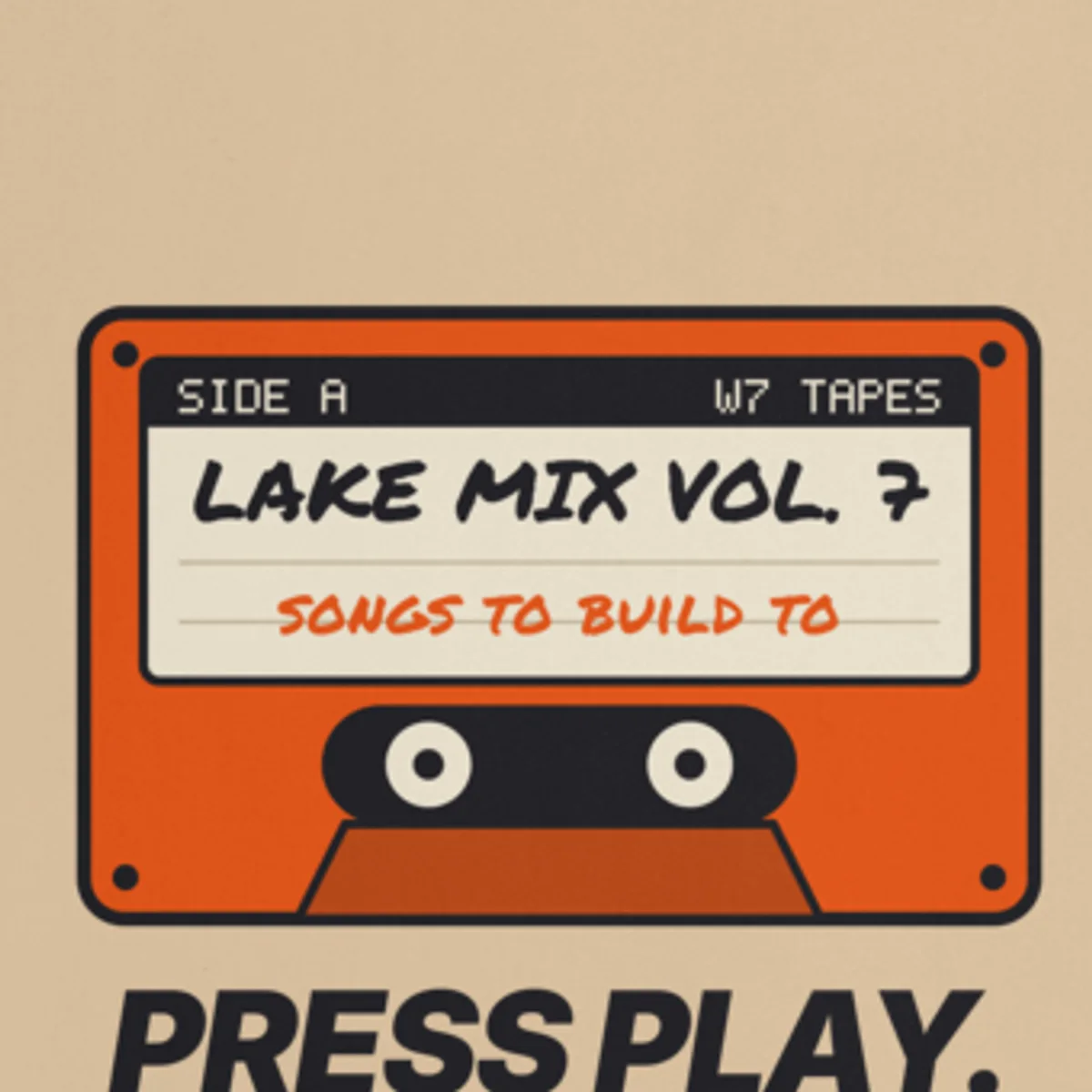 Close up of the Lake Mix Vol. 7 Tote design