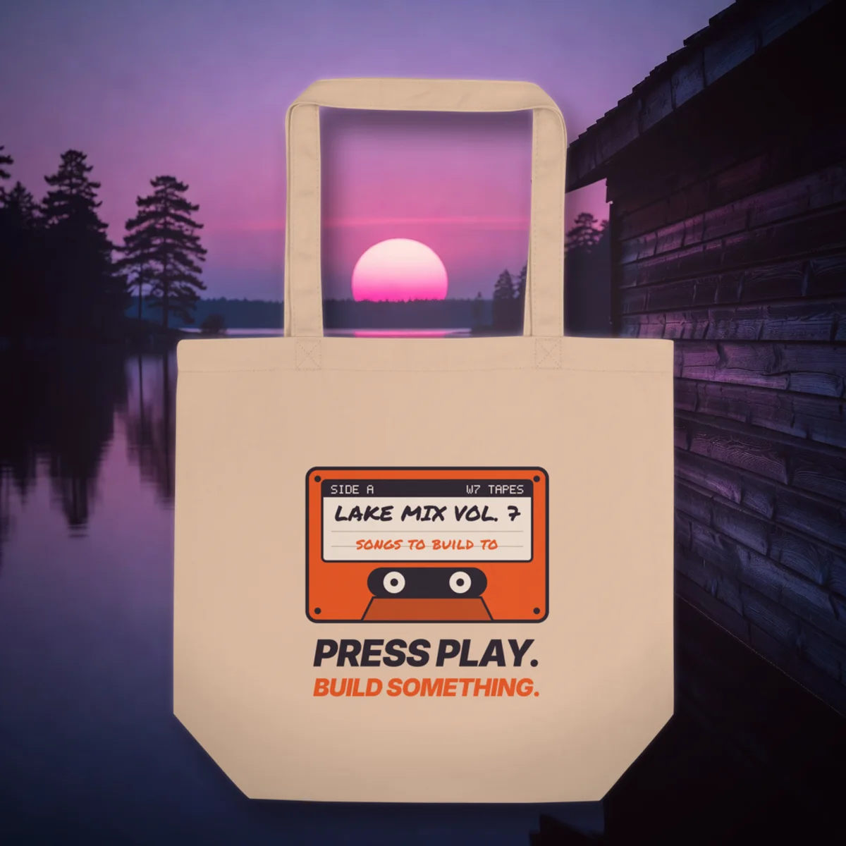 Lake Mix Vol. 7 Tote tote bag in a styled photo