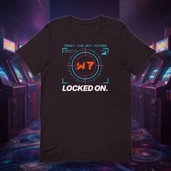 Locked On Tee t shirt in a styled photo