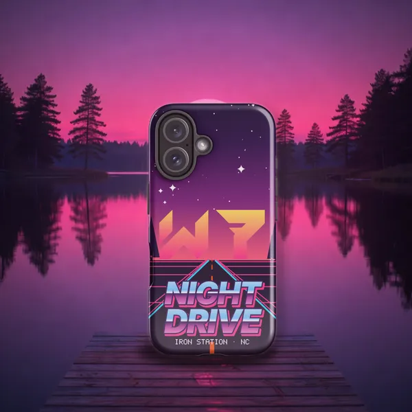 Night Drive Phone Case phone case in a styled photo