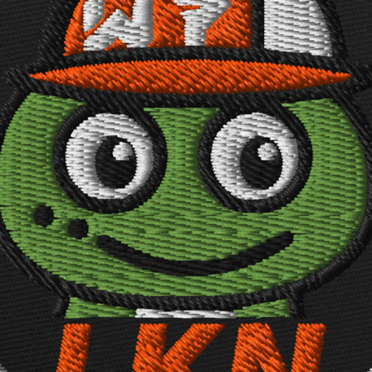 Close up of the Normie Patch design