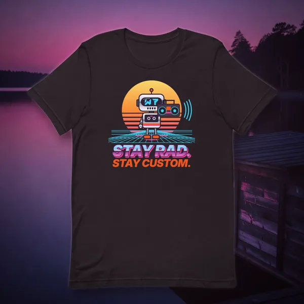 Stay Rad Tee t shirt in a styled photo