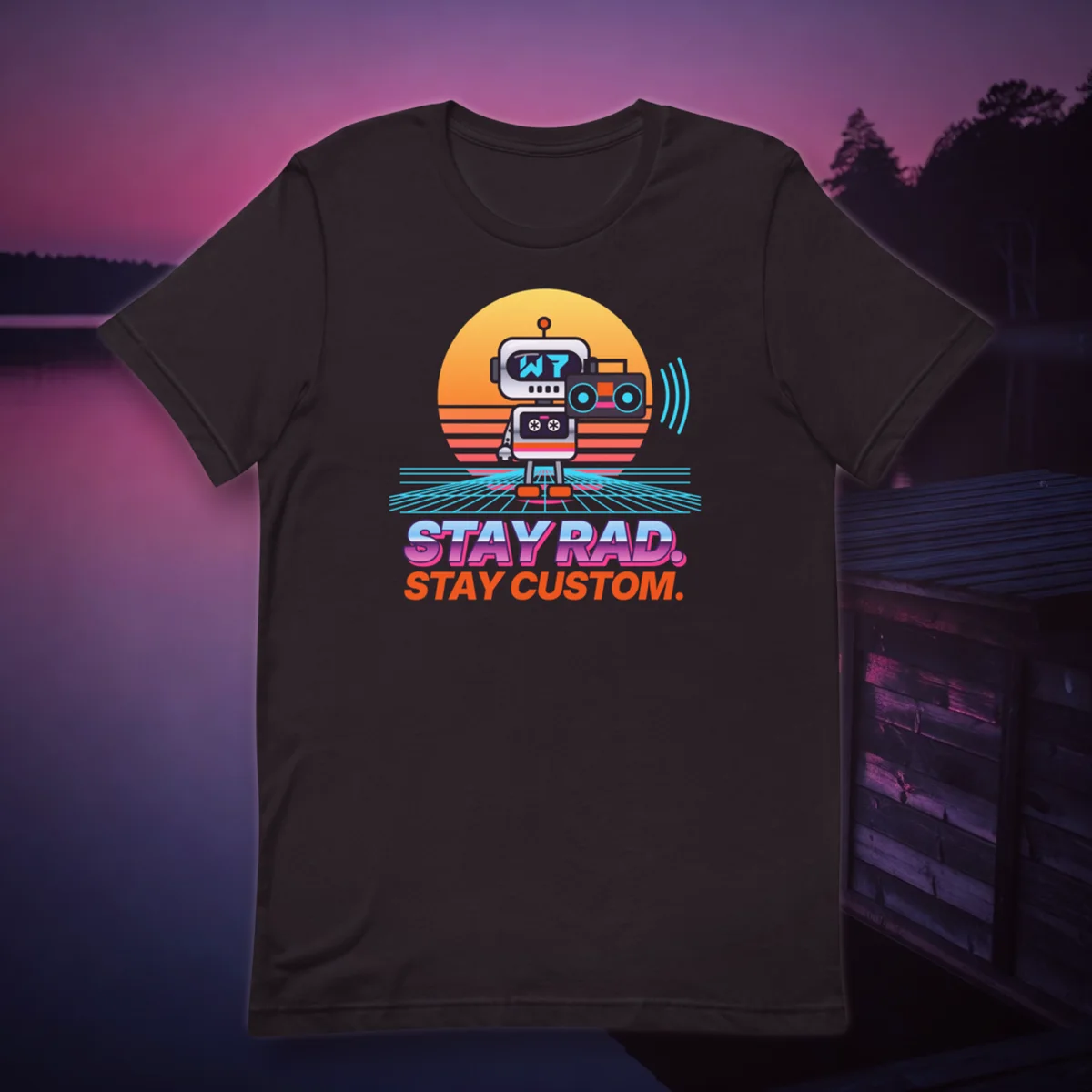 Stay Rad Tee t shirt in a styled photo