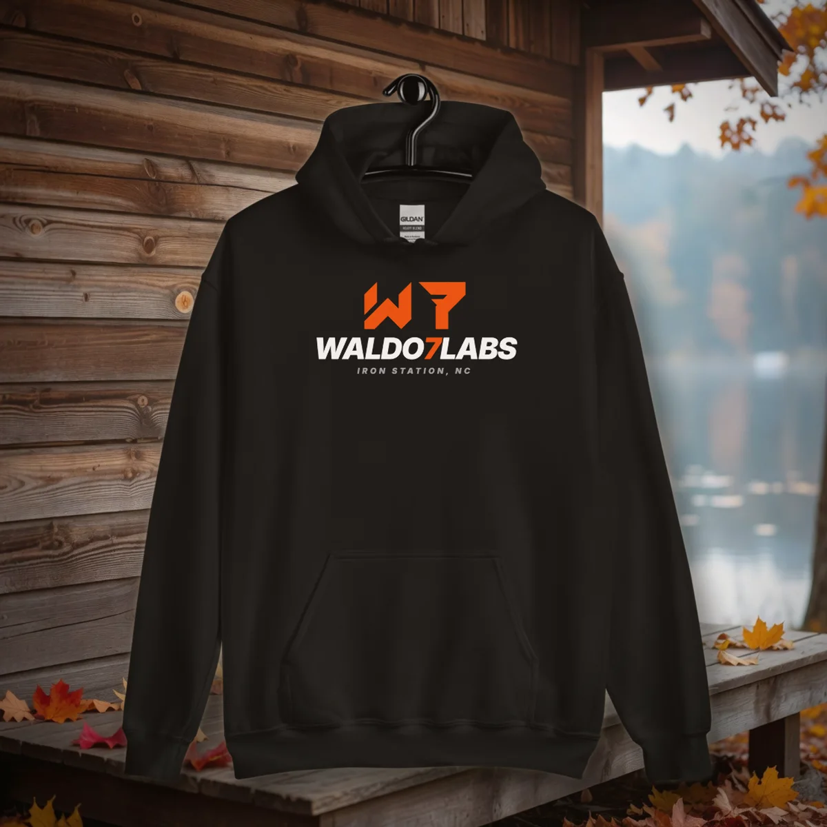 W7 Hoodie hoodie in a styled photo