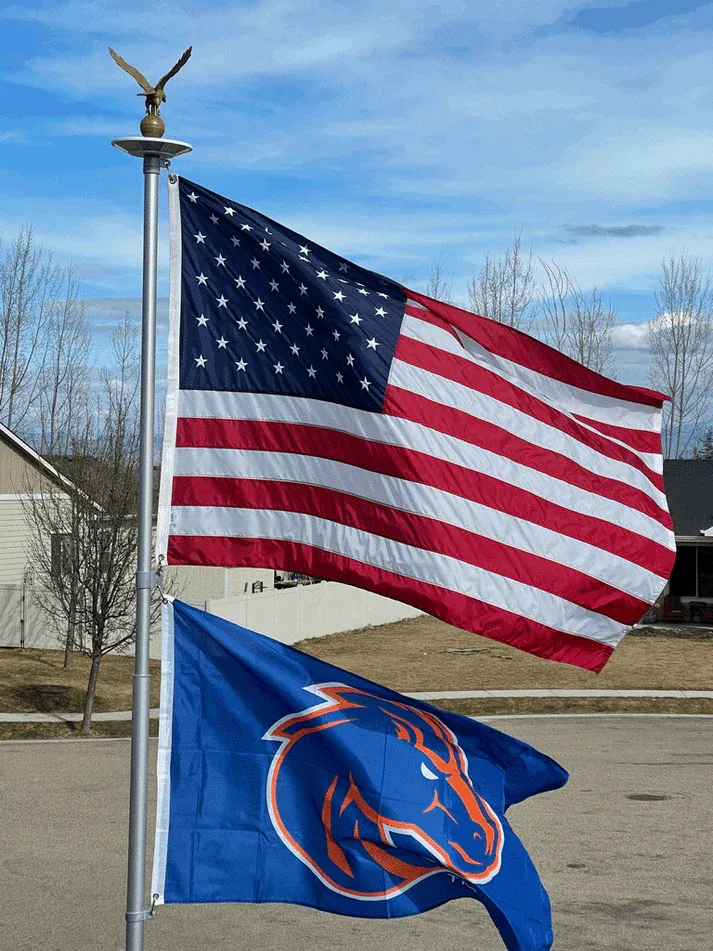 Local North Carolina installation of an Atlantic Flagpole